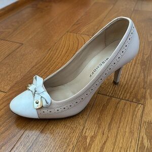 Jorge Bischoff Cream & White Heels